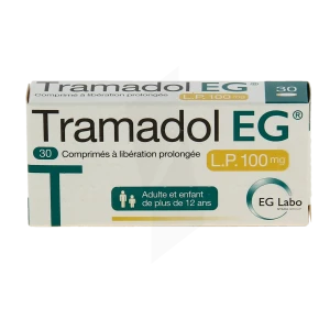 Tramadol Eg L.p. 100 Mg, Comprimé à Libération Prolongée