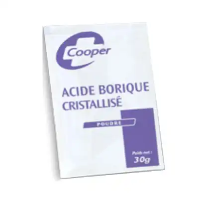 Cooper Acide Borique Cristalisé 30g B/20 à MANDUEL