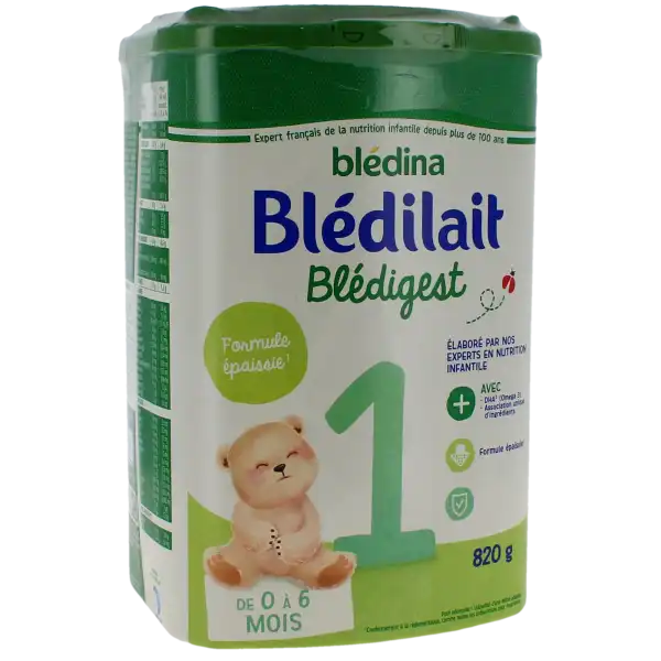 Blédina Blédilait Premium 1 Lait En Poudre B/820g