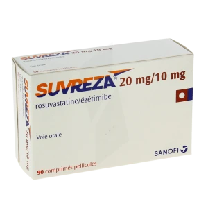 Suvreza 20 Mg/10 Mg, Comprimé Pelliculé