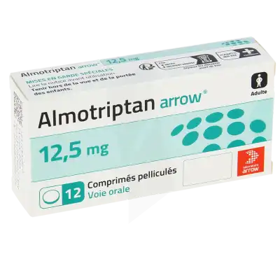 Almotriptan Arrow 12,5 Mg, Comprimé Pelliculé à Casteljaloux