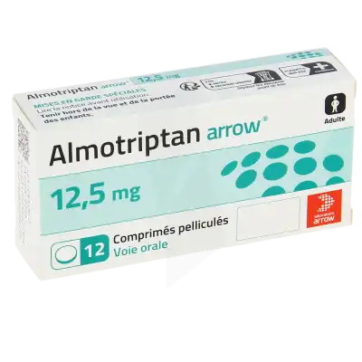 Almotriptan Arrow 12,5 Mg, Comprimé Pelliculé à LIEUSAINT