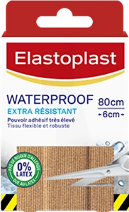 Elastoplast Extra Résistant Waterproof Pansements 6x10cm B/8