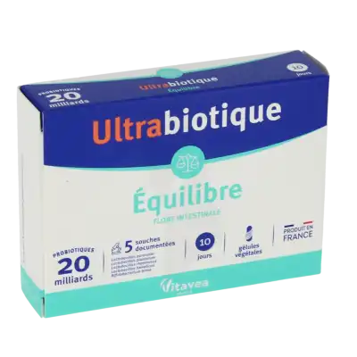 Nutrisanté Ultrabiotique Equilibre 10 Jours Gélules B/10 à Libourne