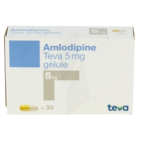 Amlodipine Teva 5 Mg, Gélule