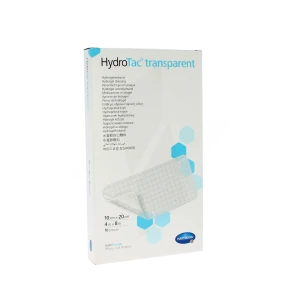 Hydrotac Transparent Pansements Gel Non Adhésif 10x20cm B/ 10