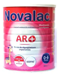 Novalac Expert Ar + 0-6 Mois Lait Pdre B/800g à Saint-Cyprien