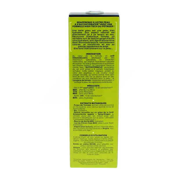 Diabolique Tomate Garancia Cr D'eau Anti-âge Anti-radicalaire Fl Airless/30ml Edition Limitée