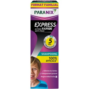 Paranix Express 5min Shampooing Antipoux Fl/300ml+peigne
