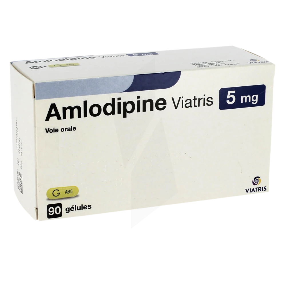 Amlodipine Viatris 5 Mg, Gélule