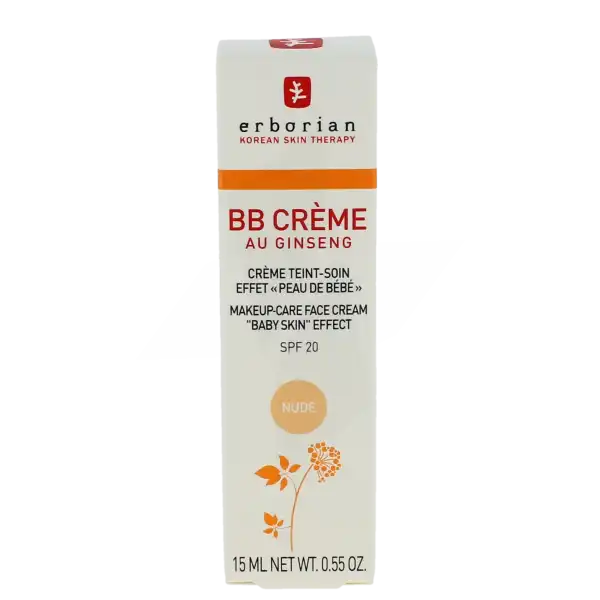Erborian Bb Crème Au Ginseng Nude T/15ml