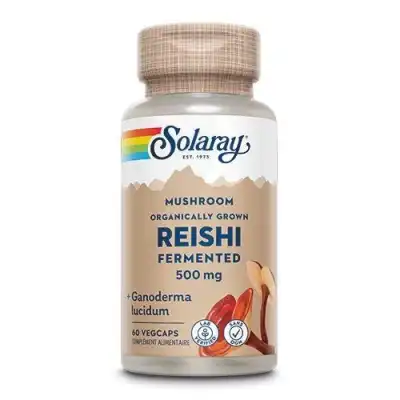 Solaray Reishi fermenté 500mg Capsules végétales B/60