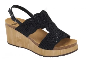 Sabaudia Sandal Noir 40