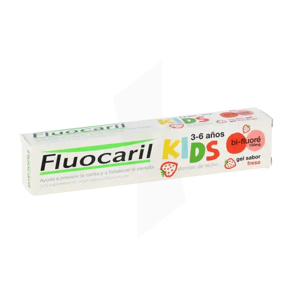 Fluocaril Kids Dentifrice Fraise 3-6 Ans T/50ml