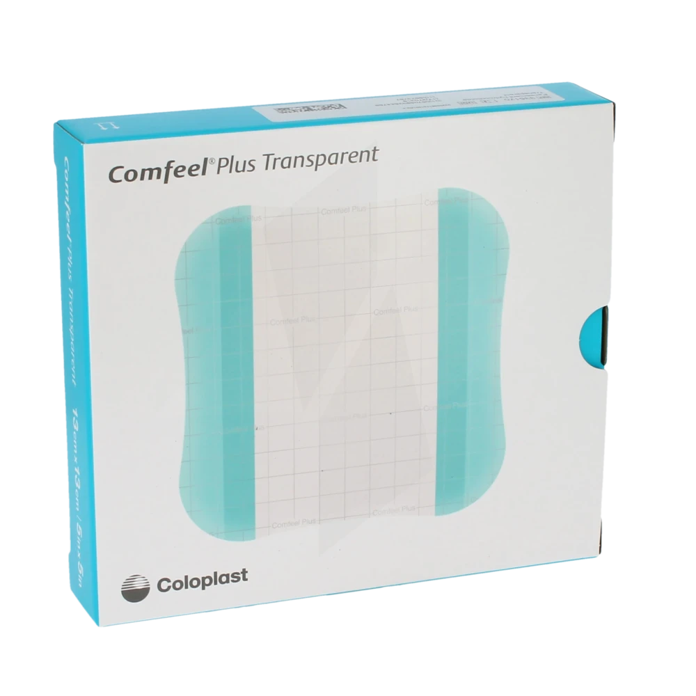 Comfeel Plus Transparent Plaque 13x13cm B/10