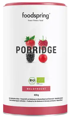 Foodspring Porridge Protéiné Fruits Rouges 420g à JOINVILLE-LE-PONT