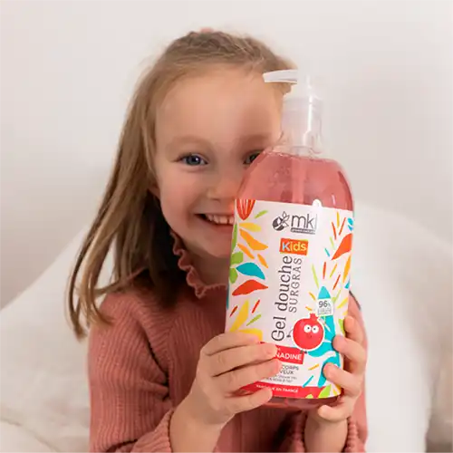 Mkl Gel Douche Kids Grenadine Fl Pompe/1l