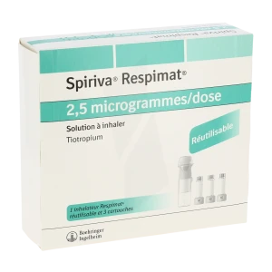 Spiriva Respimat 2,5 Microgrammes/dose, Solution à Inhaler