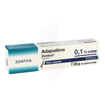Adapalene Zentiva 0,1 %, Crème à Paris