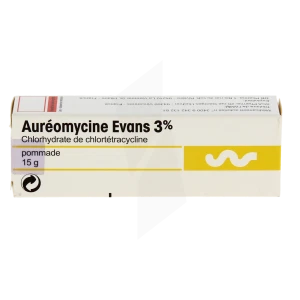 Aureomycine Evans 3 %, Pommade