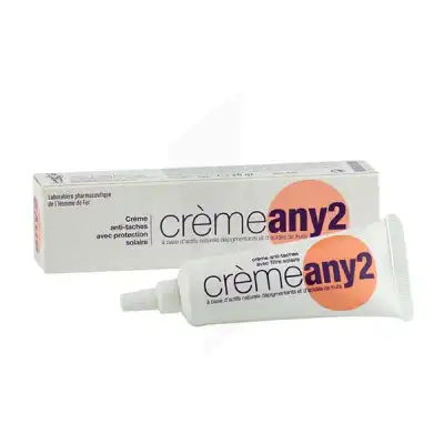 (NSFP)Lot de 3 Crèmes ANY 2 - Crème anti-tache avec protection solaire - Tube de 25 g