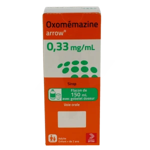 Oxomemazine Arrow 0,33 Mg/ml, Sirop