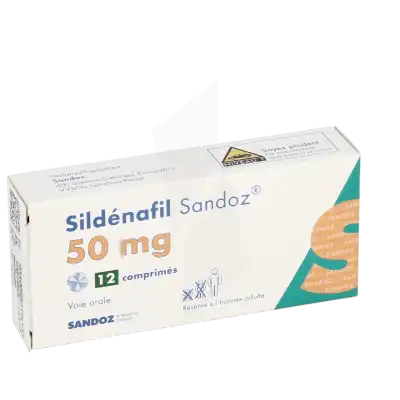 SILDENAFIL SANDOZ 50 mg, comprimé