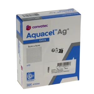 Aquacel Ag+ Extra Pans 5x5cm B/10