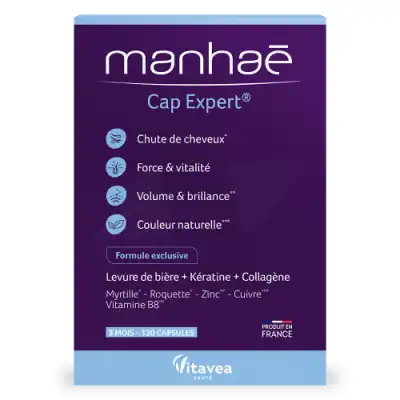 Nutrisanté Manhae Cap Expert Caps B/120 à Mathay
