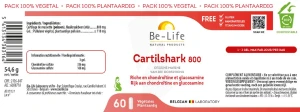 Be-life Cartilshark 800 Gélules B/60
