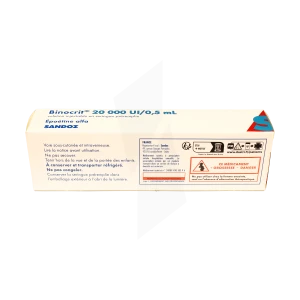 Binocrit 20 000 Ui/0,5 Ml, Solution Injectable En Seringue Préremplie