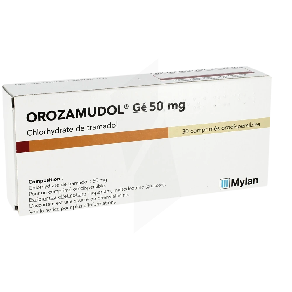 Orozamudol 50 Mg, Comprimé Orodispersible