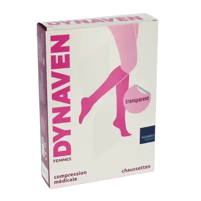 Dynaven Transparent Chaussettes  Femme Classe 2 Beige Clair Medium Normal- à Paray-le-Monial