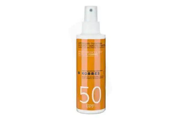 Korres Solaire Spf50 Spray Visage & Corps Yaourt Fl/150ml