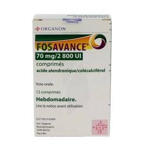 Fosavance 70 Mg/2800 Ui, Comprimé