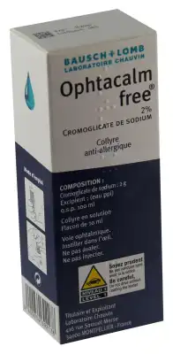 Ophtacalmfree 2 %, Collyre En Solution à TOUCY