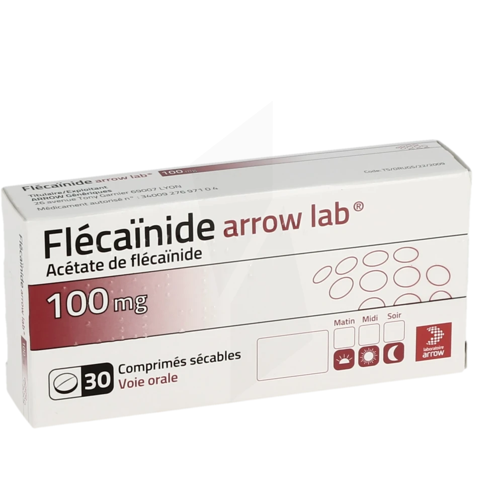 Flecainide Arrow Lab 100 Mg, Comprimé Sécable