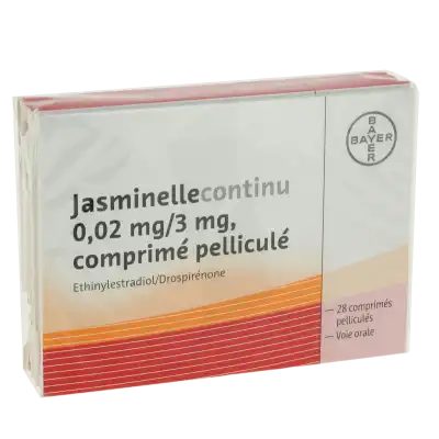 JASMINELLECONTINU 0,02 mg/3 mg, comprimé pelliculé