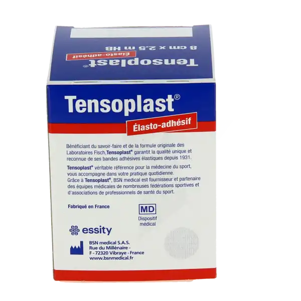 Tensoplast Hb Bande Adhésive élastique 8cmx2,5m