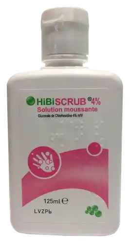 Hibiscrub 4%, Solution Moussante