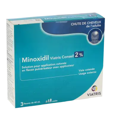 Minoxidil Viatris Conseil 2 %, Solution Pour Application Cutanée à Nice