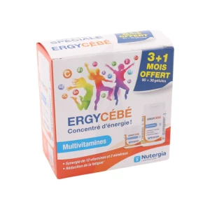 Ergycébé 90 + 30 Gélules 4 Mois Dont 1 Offert