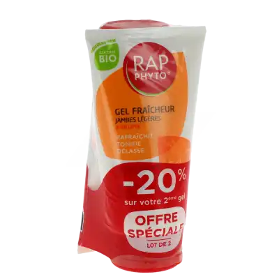 Rap Phyto Gel Fraîcheur Agrumes Bio 2 Tubes De 150 Ml à SOUILLAC