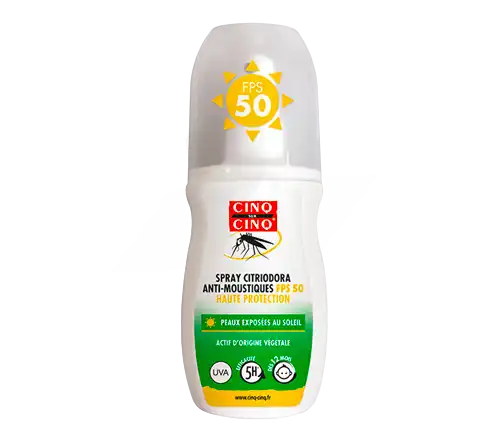 Cinq Sur Cinq Fps50 Spray Citriodora Anti-moustique Fl/100ml