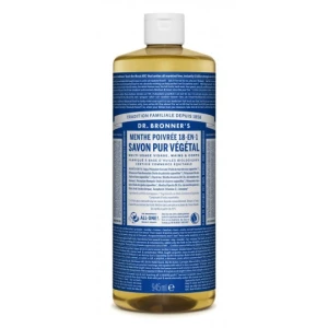 Dr Bronner's Savon Liquide Menthe PoivrÉe - 945 Ml