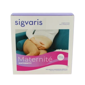 Sigvaris Maternite Transparent Collant  Femme Classe 2 Noir Medium Normal