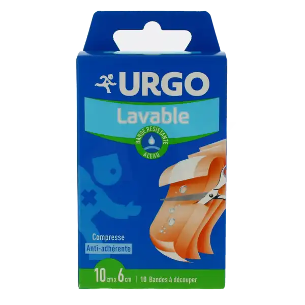 Urgo Lavable Pansement Bande à Découper 6x10cm B/10