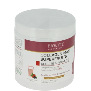 Biocyte Collagen Max Superfruits Préparation 20 Doses/13g