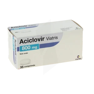 Aciclovir Viatris 800 Mg, Comprimé