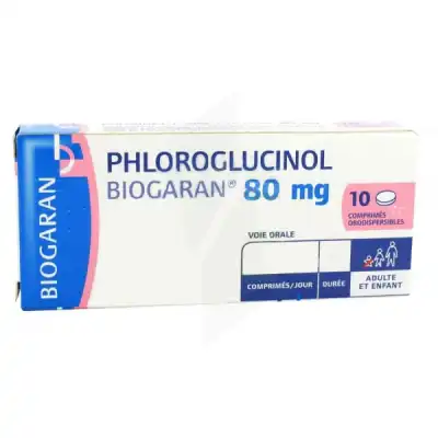 PHLOROGLUCINOL BIOGARAN 80 mg, comprimé orodispersible